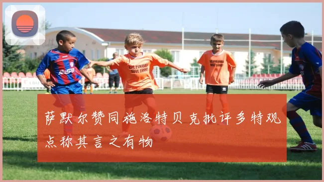 萨默尔赞同施洛特贝克批评多特观点称其言之有物